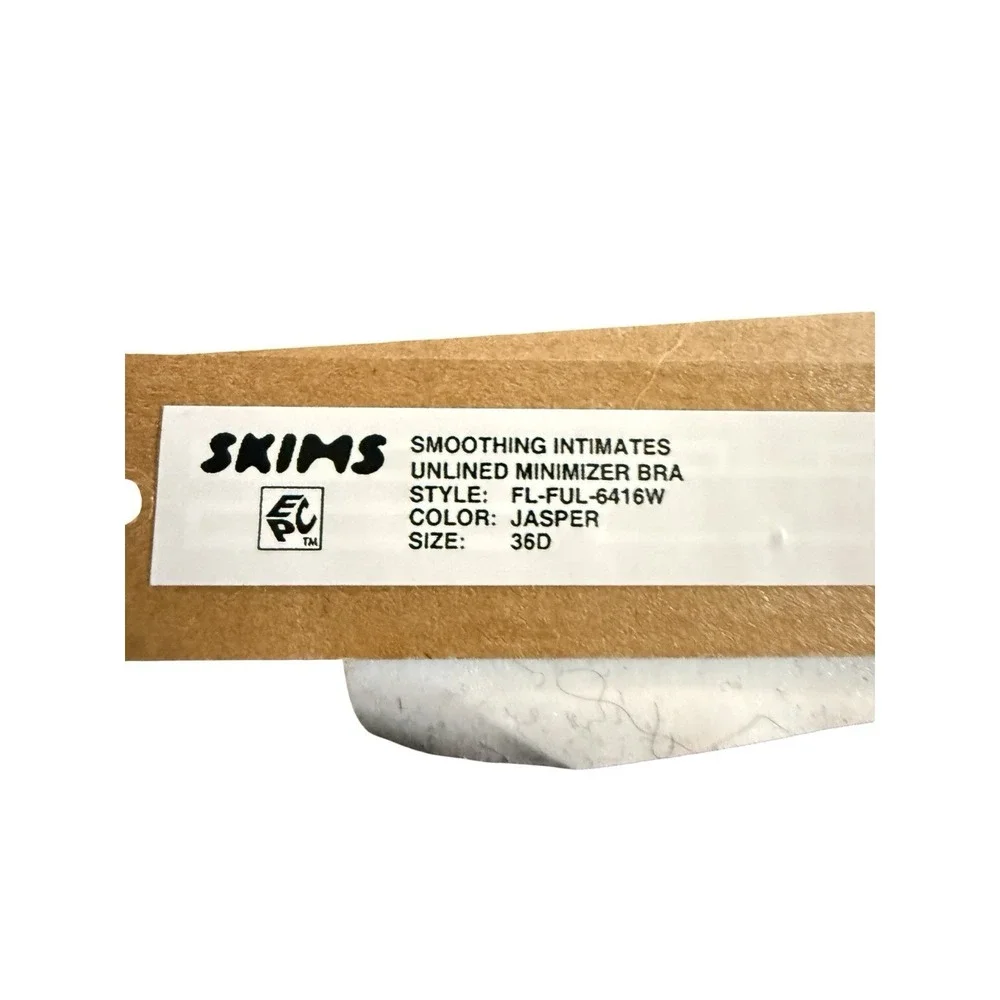 Skims Smoothing Intimates Unlined Minimizer Bra - Jasper - NWT - 36D